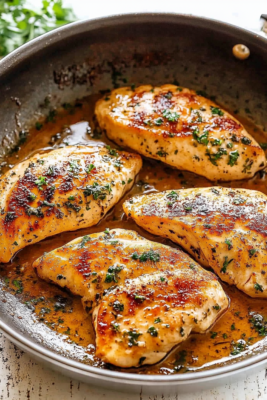 pan-fried chicken breasts