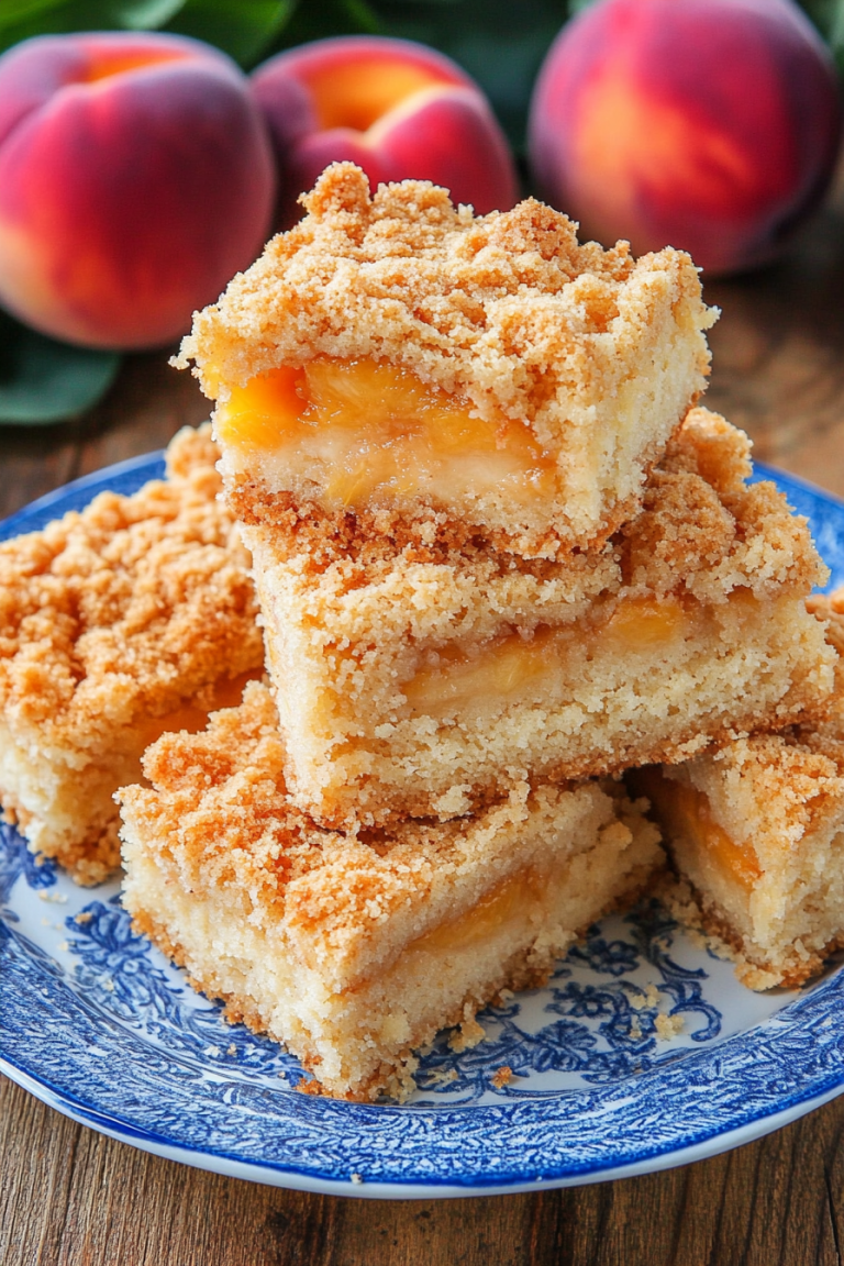 peach coffee cake