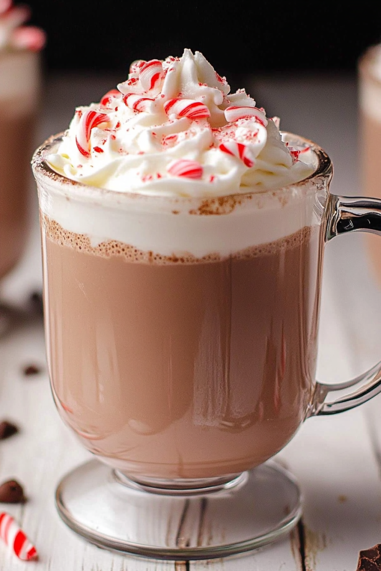peppermint hot chocolate