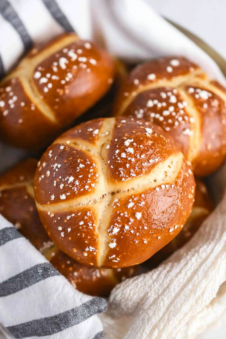 pretzel rolls
