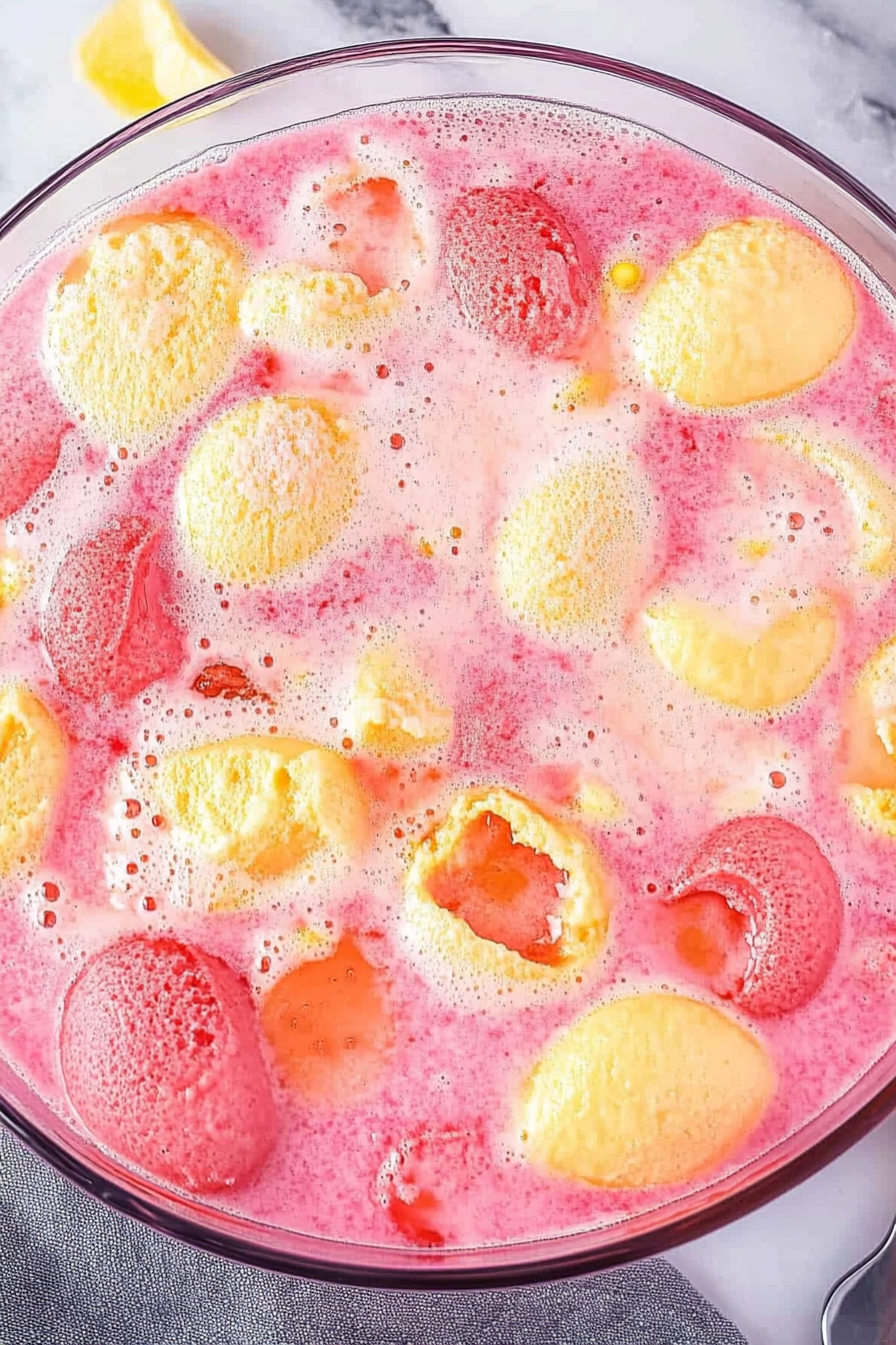 rainbow sherbet punch
