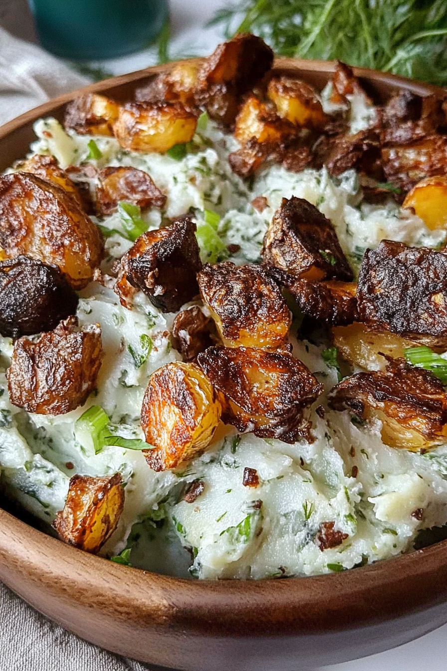 smashed potatoes
