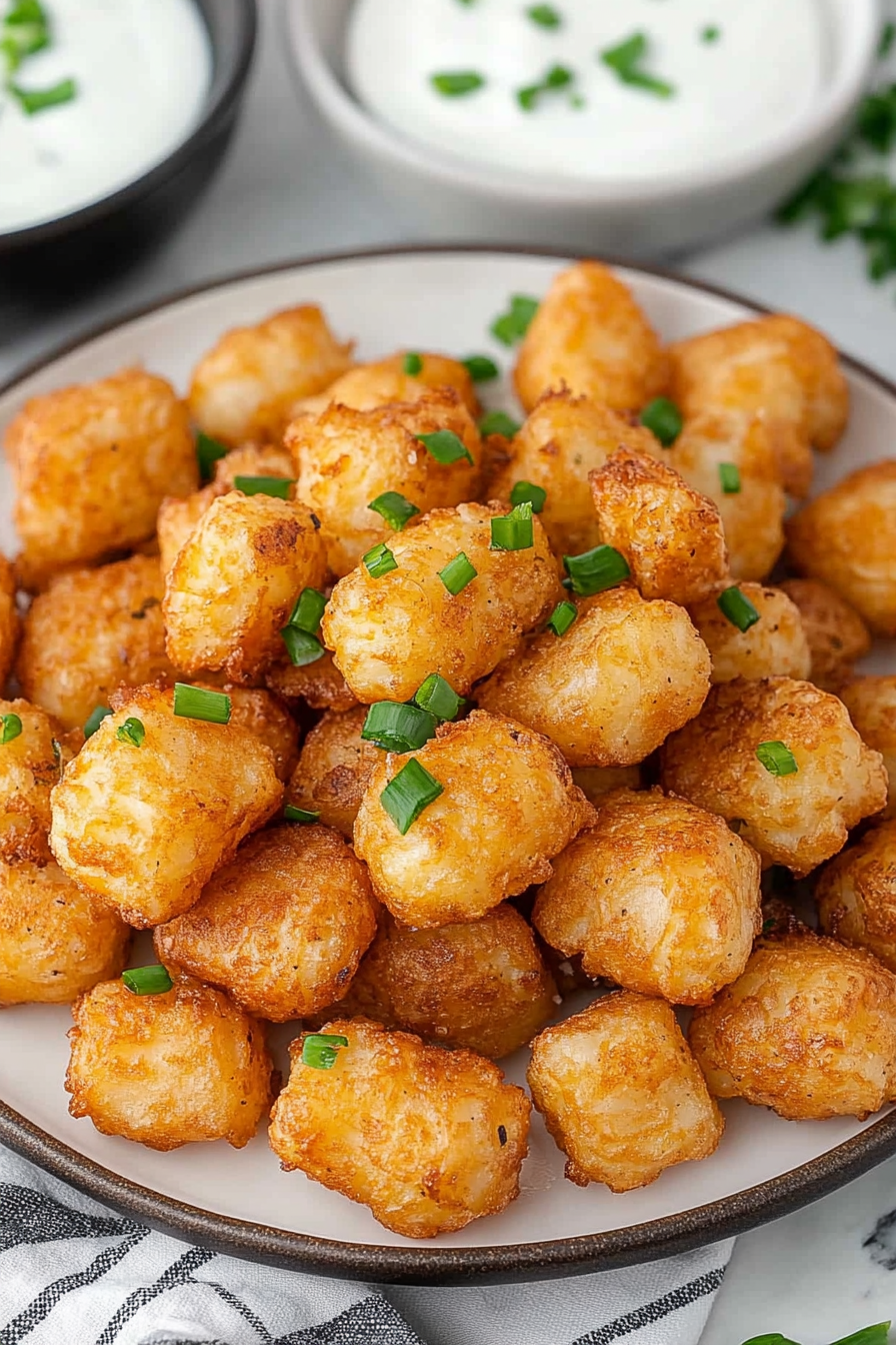 smashed tater tots