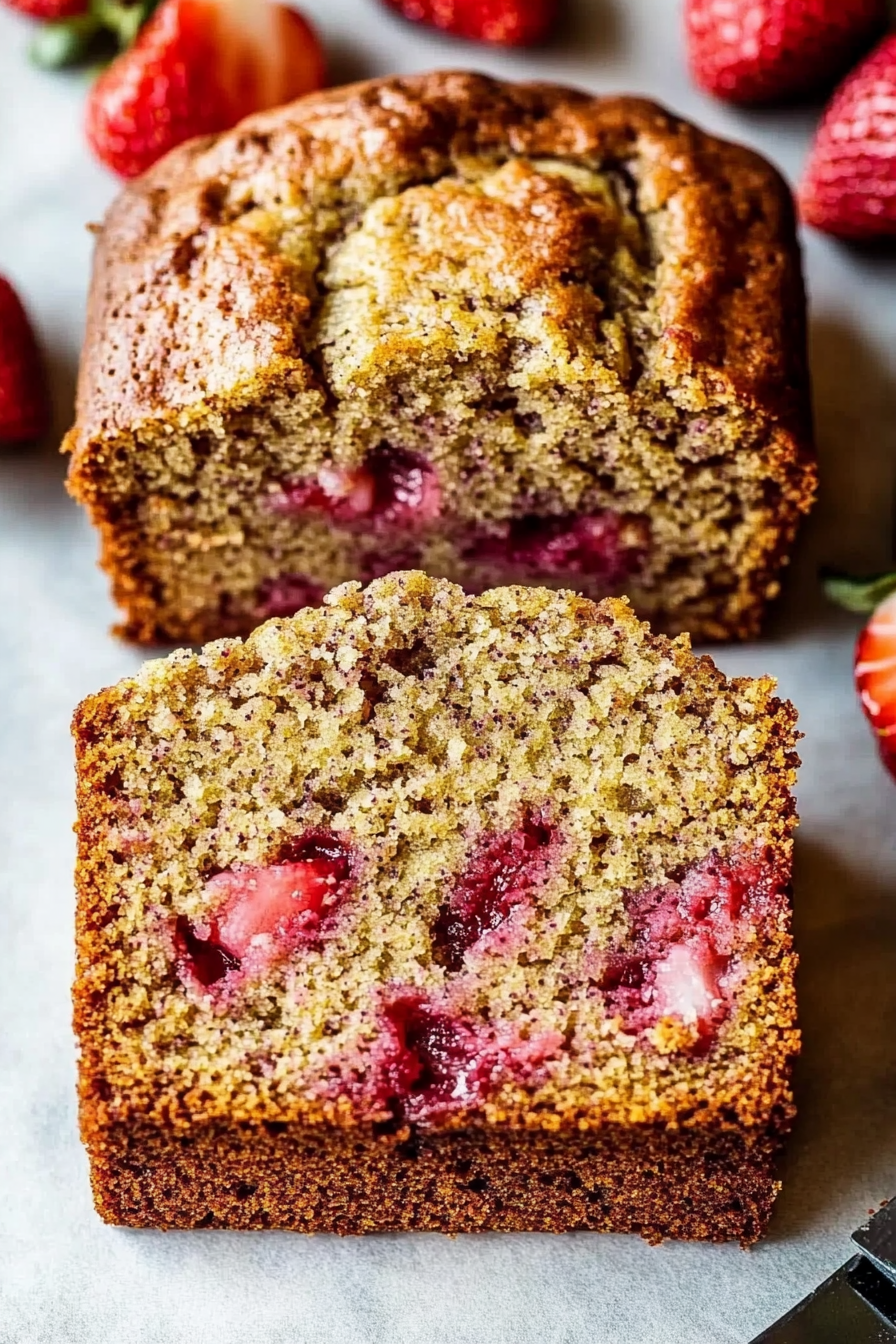 strawberry banana bread