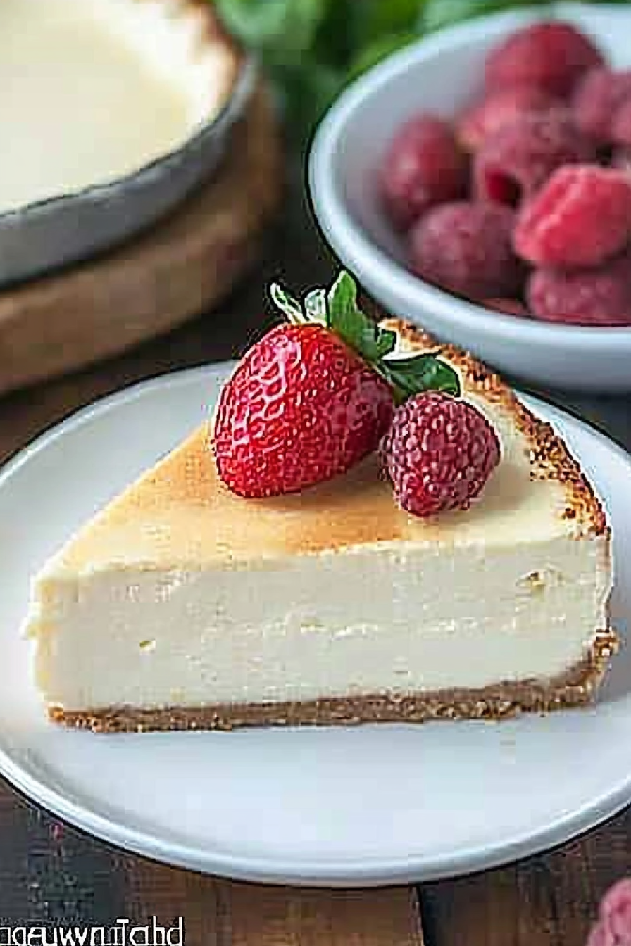 vanilla cheesecake
