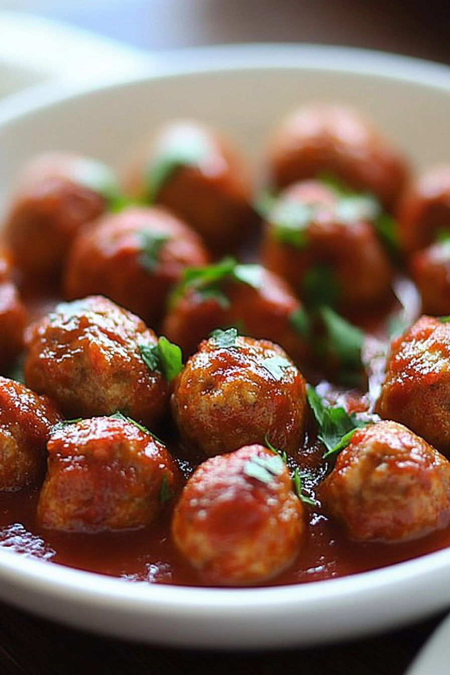 Slow Cooker Turkey Meatballs