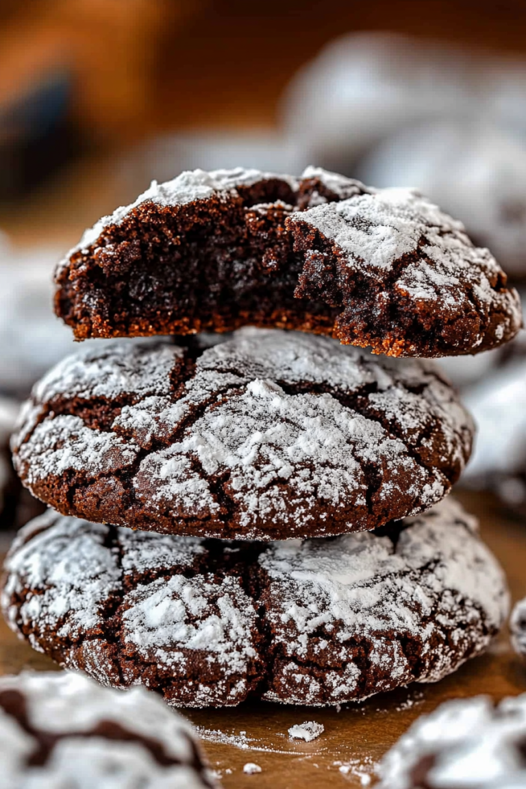 chocolate crinkle cookies