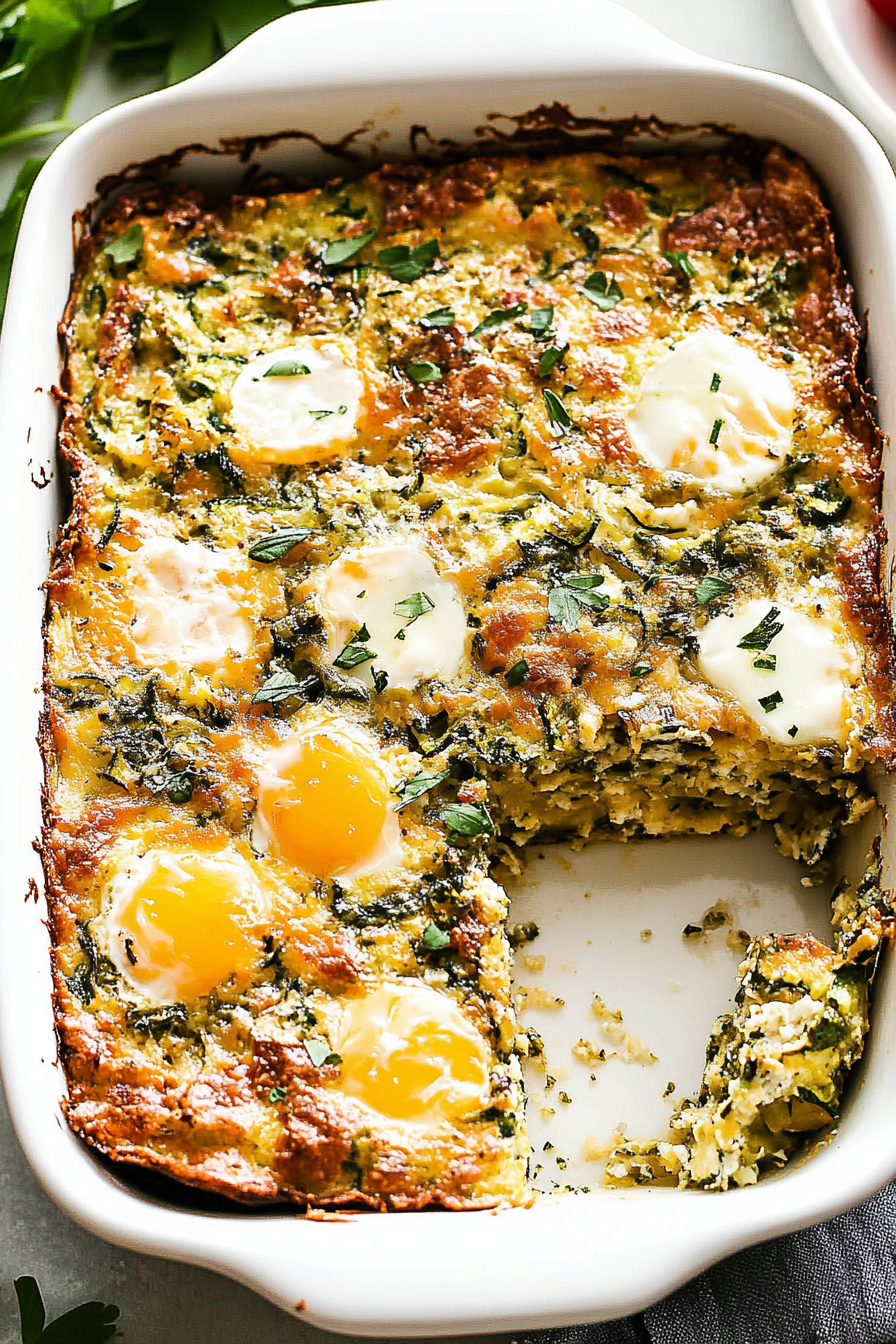 zucchini egg bake