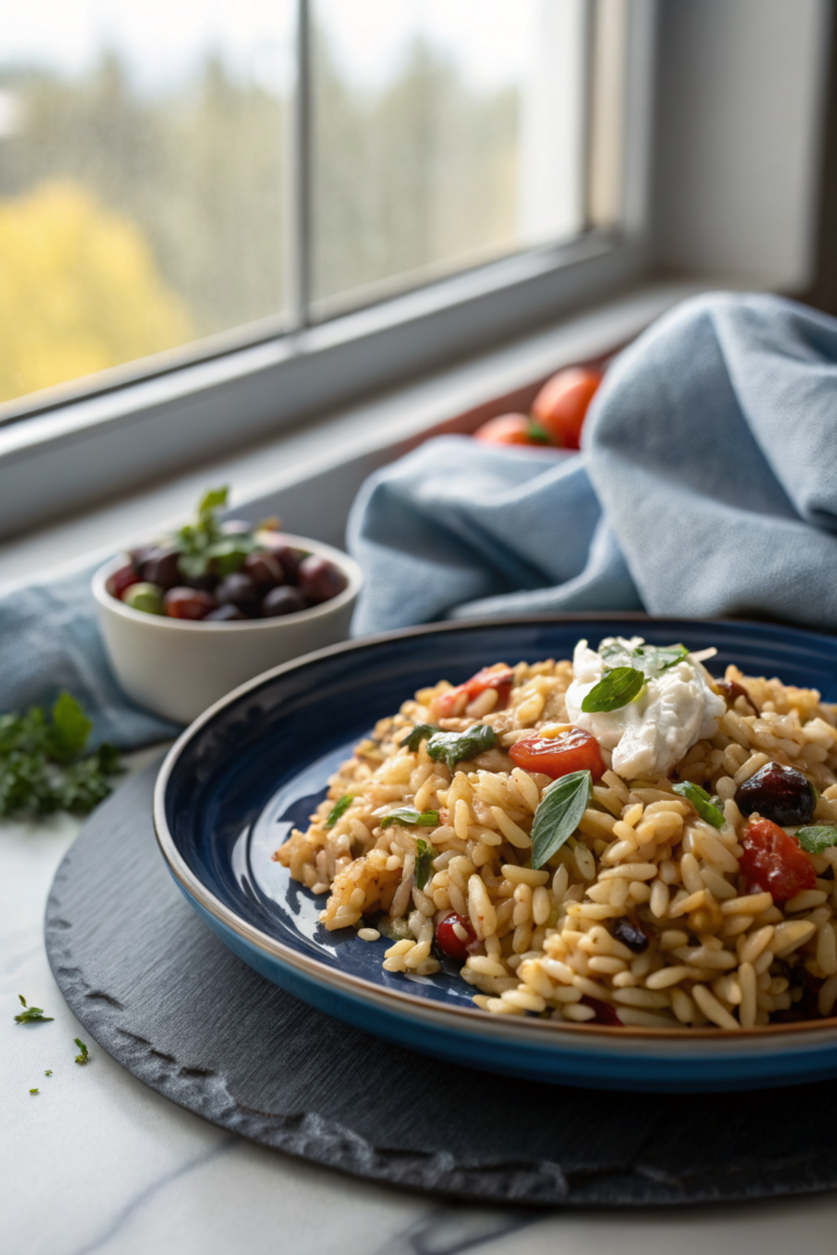 Greek Baked Orzo