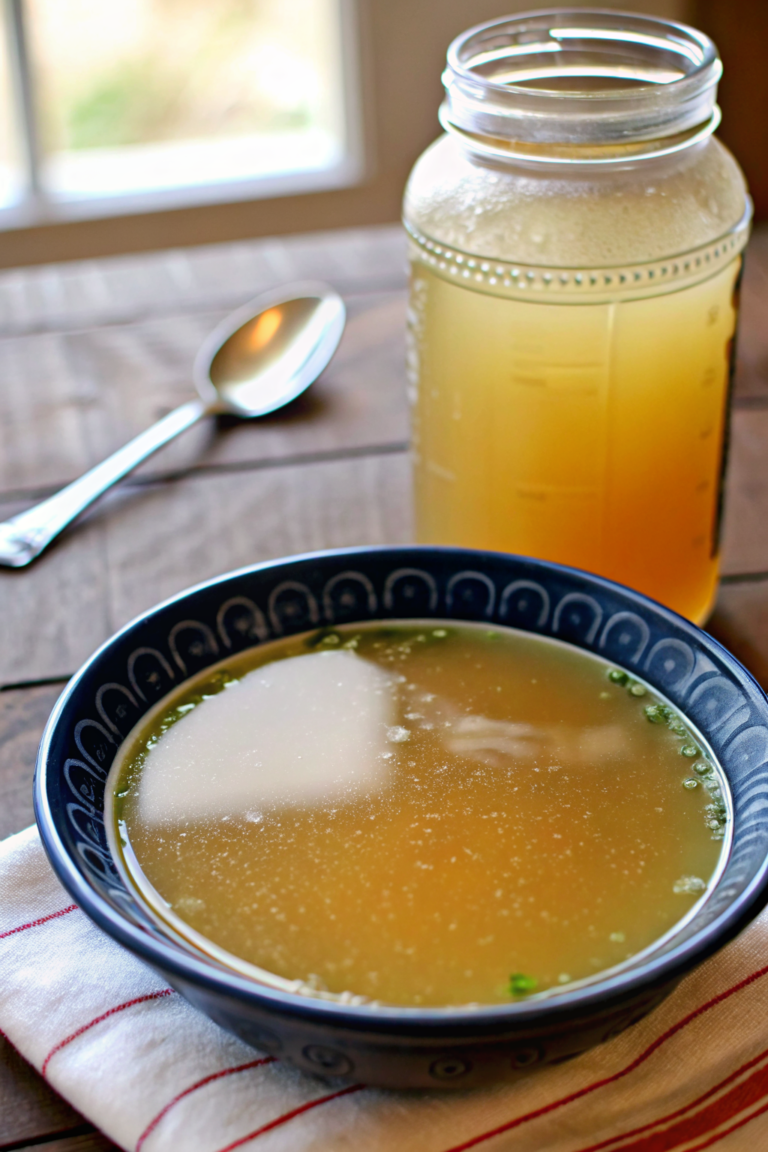 Homemade Chicken Stock From Your Crock