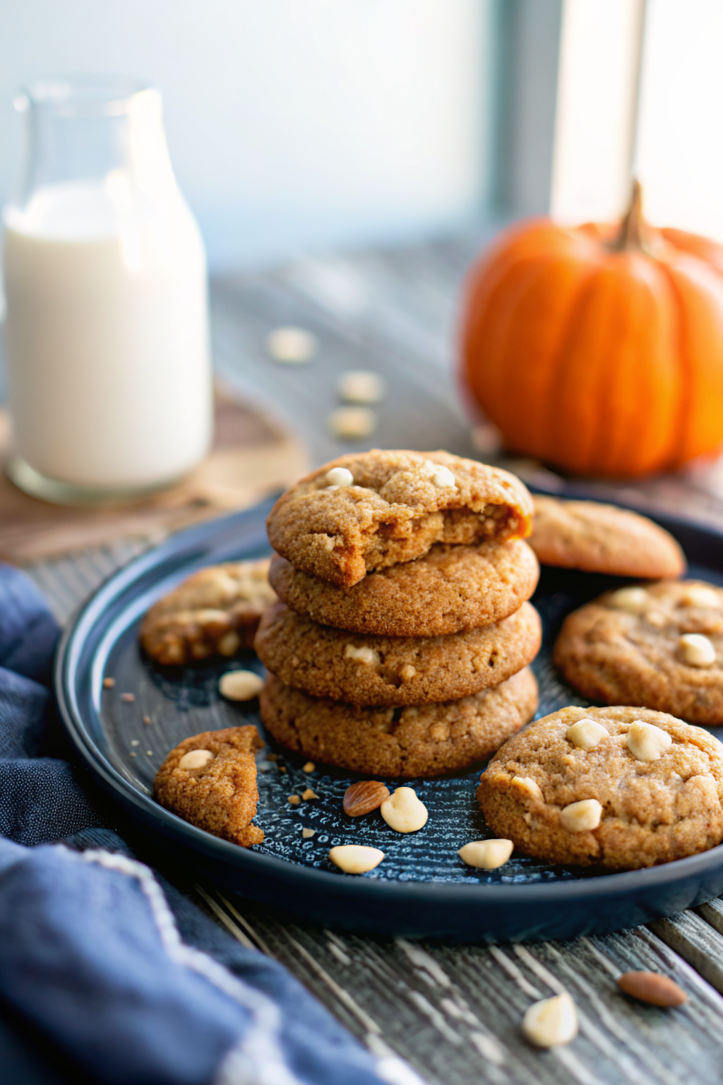 Keto Pumpkin Cookies ingredients organized and measured on kitchen counter