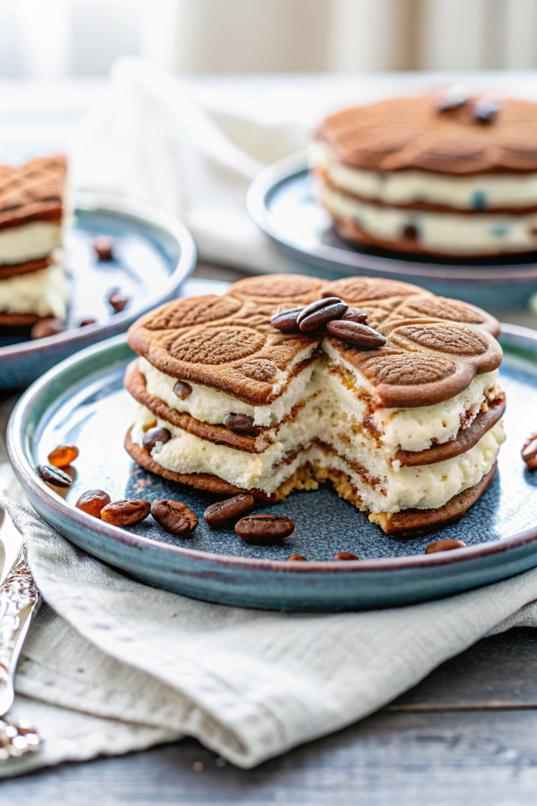 Turtle Ice Cream Sandwich Cake